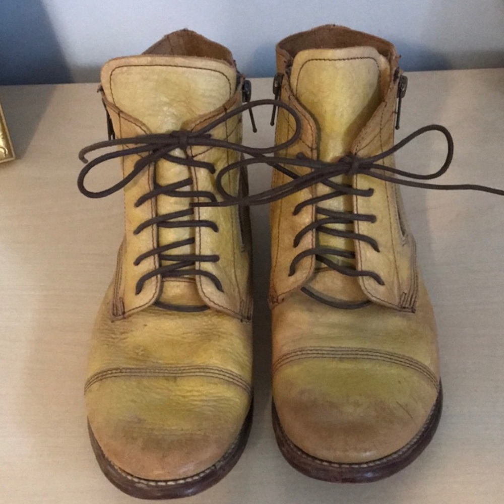 Bed Stu leather booties size 9